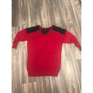 Torrid Sz 1 Red Pull Over Lace Sweater